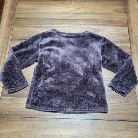 Girls Love Pink Super Soft Dark Brown Teddy Bear Pajama Set - Size 7/8 - Picture 4 of 8